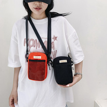 纯色斜挎小包女2024款手机包钥匙包ins风时尚布包单肩包轻便小包