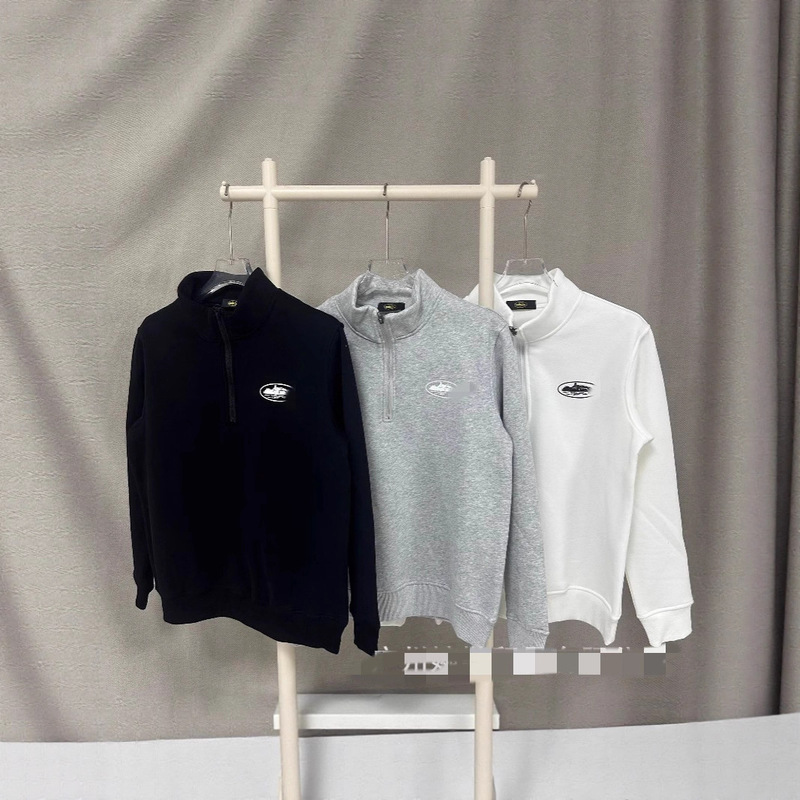 25 Years of Autumn and Winter Cross-Border Direct Supply of Devil Classic Half-Zip Sweatshirt Printed Pure Color Casual Sweatshirt for Men and Women 25 Years of Autumn and Winter Cross-Border Direct Supply of Devil Classic Half-Zip Sweatshirt Printed Pure Color Casual Sweatshirt for Men and Women