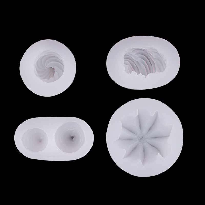 5 galletas crema grano forma silicona molde simulación cerámica suave arcilla alimentos pastel de chocolate Decoración