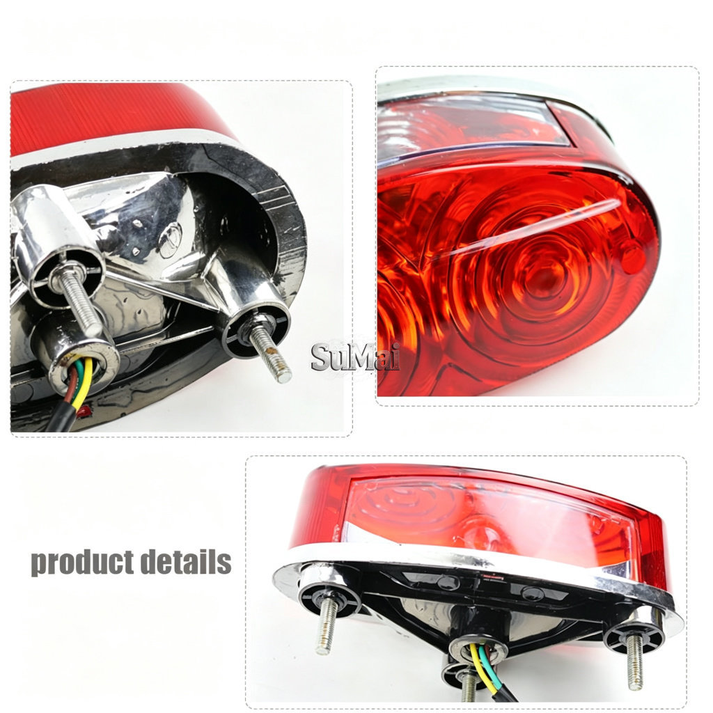 Atv Four-Wheel Beach Vehicle Go-Kart Accessories Big Bull Rear Tail Light Big Dinosaur Night Driving Light Brake Light