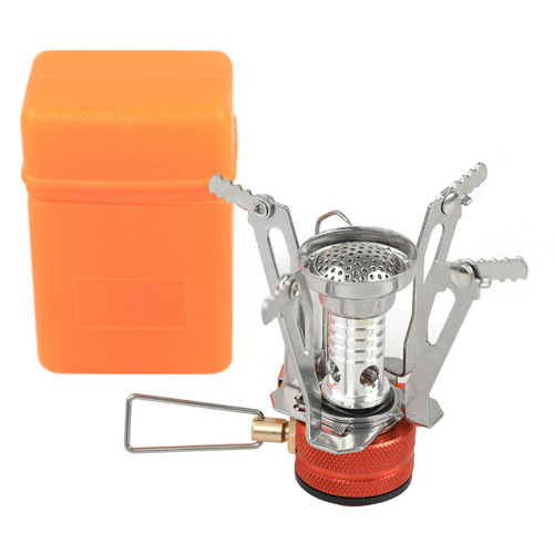 Outdoor camping stove head stove set mini stove head integrated with electronic ignition stove head camping stove head wholesale