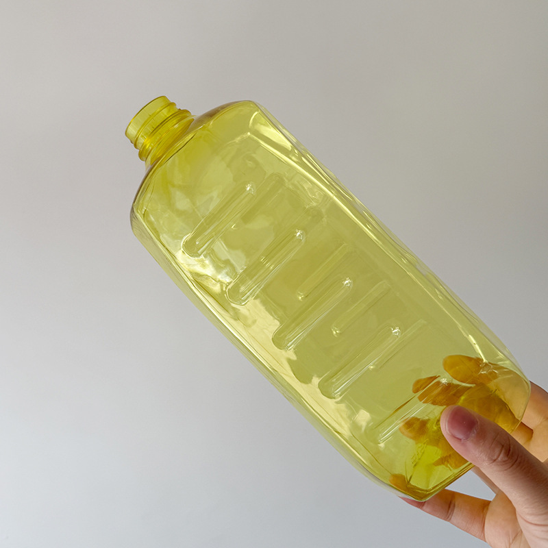 1.3L 食器用洗剤ボトル 1.3kg 黄色食器用洗剤プレスキャップボトル透明 PET 日常化粧品包装ペットボトル|undefined