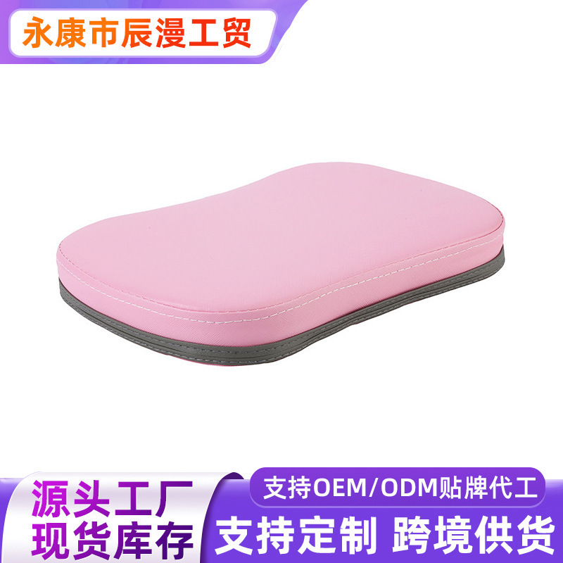 Chenman スペースメモリーコットンヘッドレスト枕ネックピローランバーサポート通気性レザー枕ワンライン馬クッション卸売|undefined