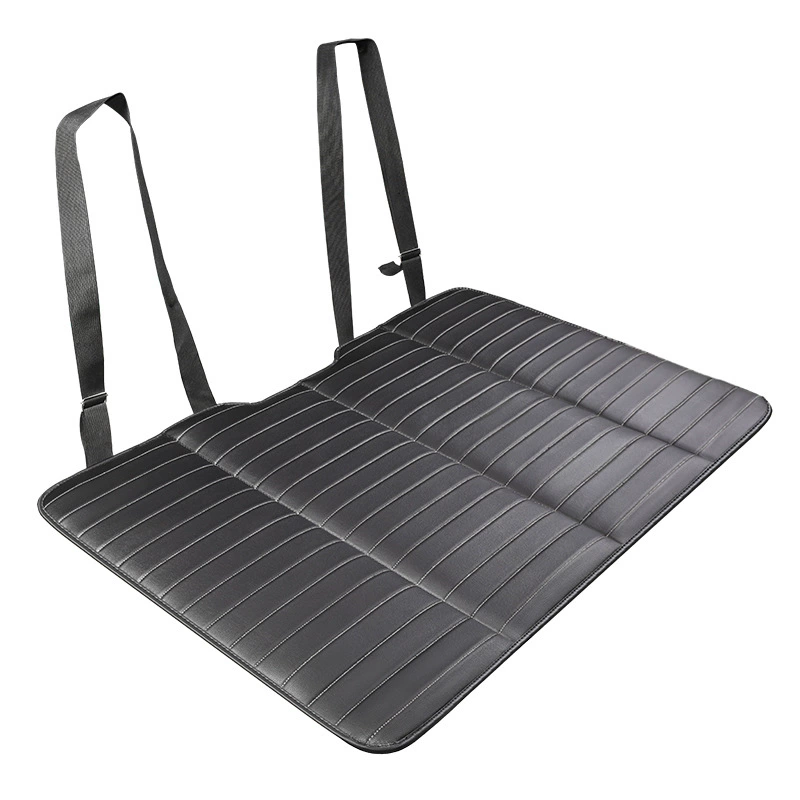 Handheld inflatable folding mattress for traveling, increased thickness
