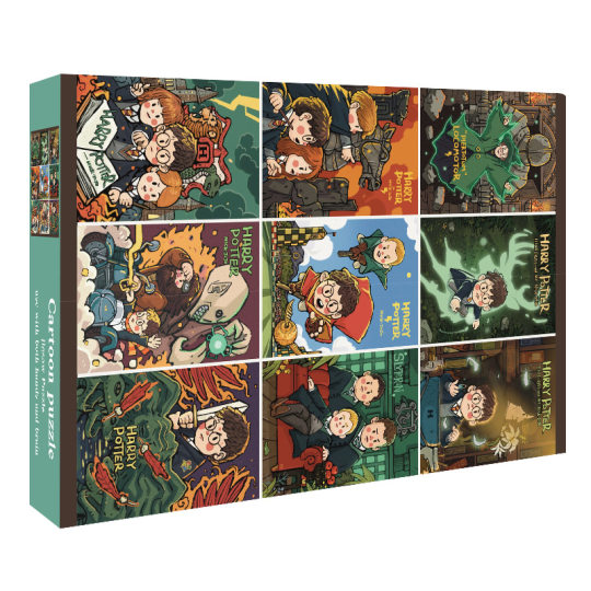 New high goods jigsaw puzzle thickened 70*50cm high quality paper cartoon jigsaw puzzle toy Christmas gift