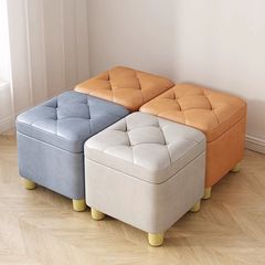小さなスツール、家庭用収納スツール、耐久性のあるエントリーシューズチェンジスツール、長方形のスツール、靴を履くためのスツール、玄関で座ることができます。