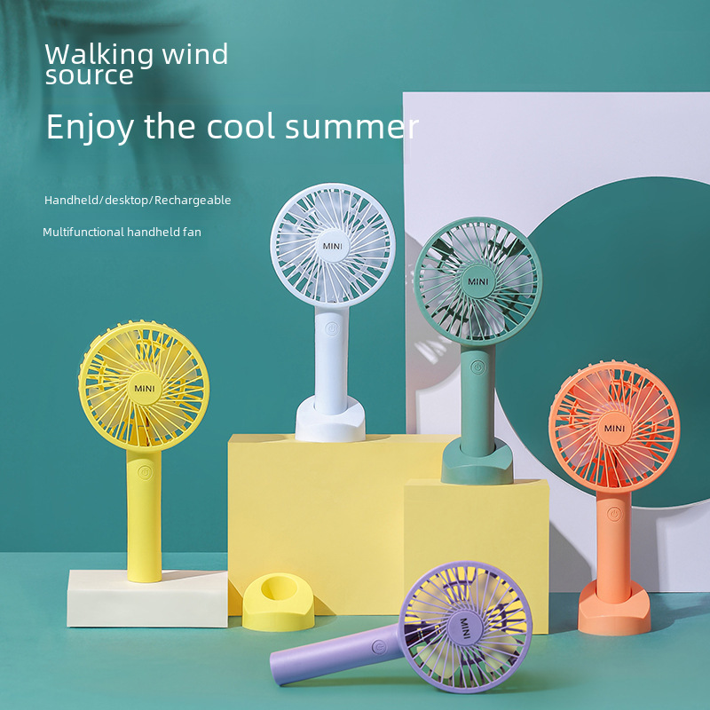 Summer small handheld table air fan for students
