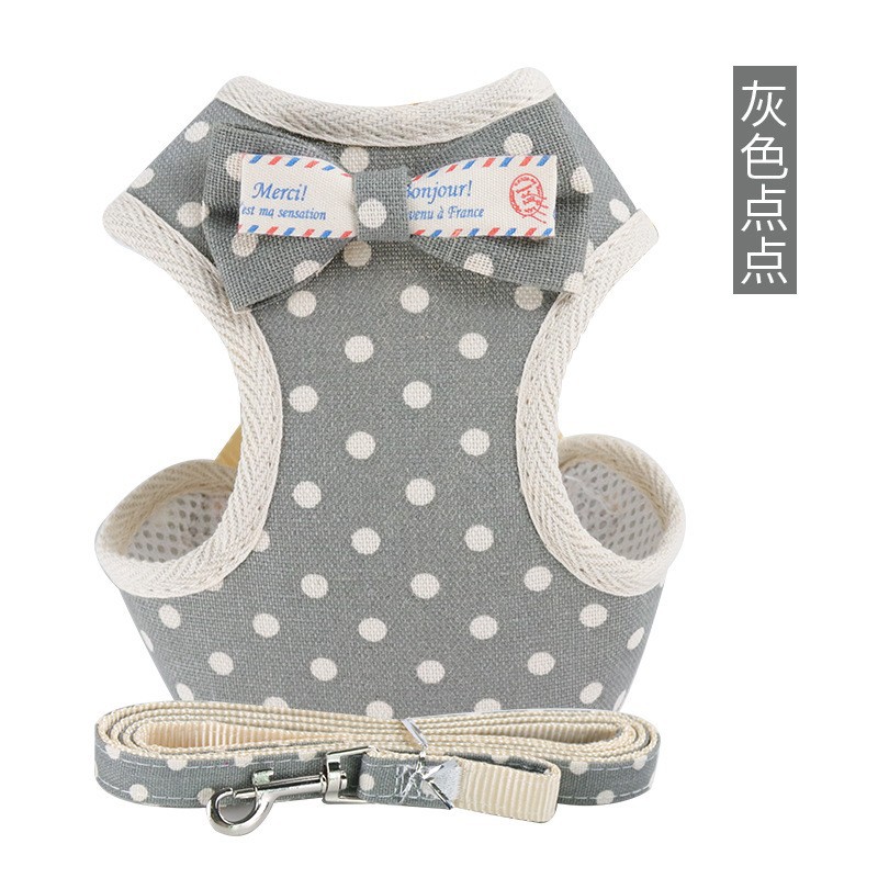 Fabricante personalizado Amazon nuevo conjunto de cuerda de tracción de perros chaleco tipo arco cinturón de pecho cuerda de tracción de mascotas