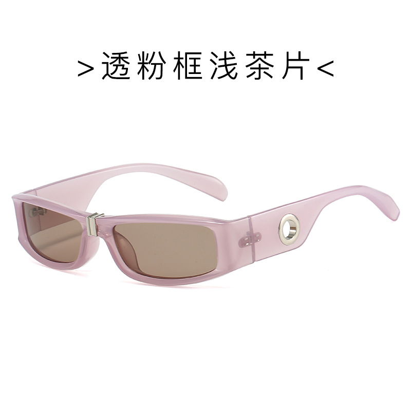 Gafas de sol de ojo de gato de todo fósforo de moda Gafas de sol frescas de estilo futurista punk para hombres Gafas de tendencia de alta calidad anti-ultravioleta