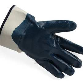 安思尔Ansell 48-913 重型丁腈涂层安全袖口全棉针织布耐油手套