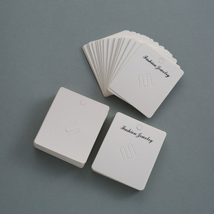 PVC Card Paper Brooch Hairpin Cardboard Earrings Jewelry Packaging Card DIY Handmade New Simple Cardboard Wholesale