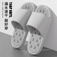浴室入浴スリッパ男性夏2025新型室内家庭水漏れ速乾滑り止めEVAサンダル男