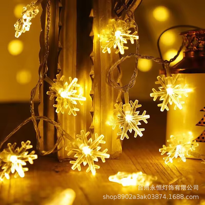 String Lights Outdoor Canopy Tent Decoration Star Fairy Lights Night Market Stall Flashing Lights Christmas Decorative Lights Led Lights