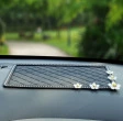 Flower with Rhinestones Car Ornament Made – Anti-slip mat - 20mm-small-chrysanthemum-pad