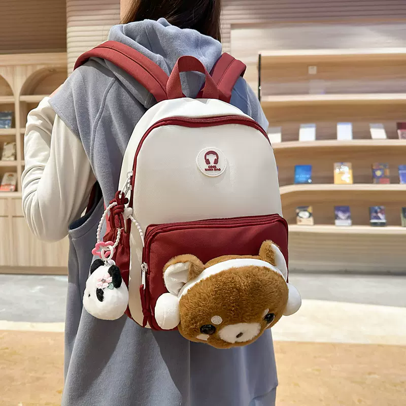 轻巧可爱卡通包包2025新款儿童出游双肩包高颜值少女心个性双肩包