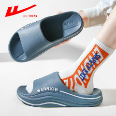 Pull back new couple sports thick soft sole men's summer indoor non-slip outer wear women's poop-feeling anti-odor eva slippers