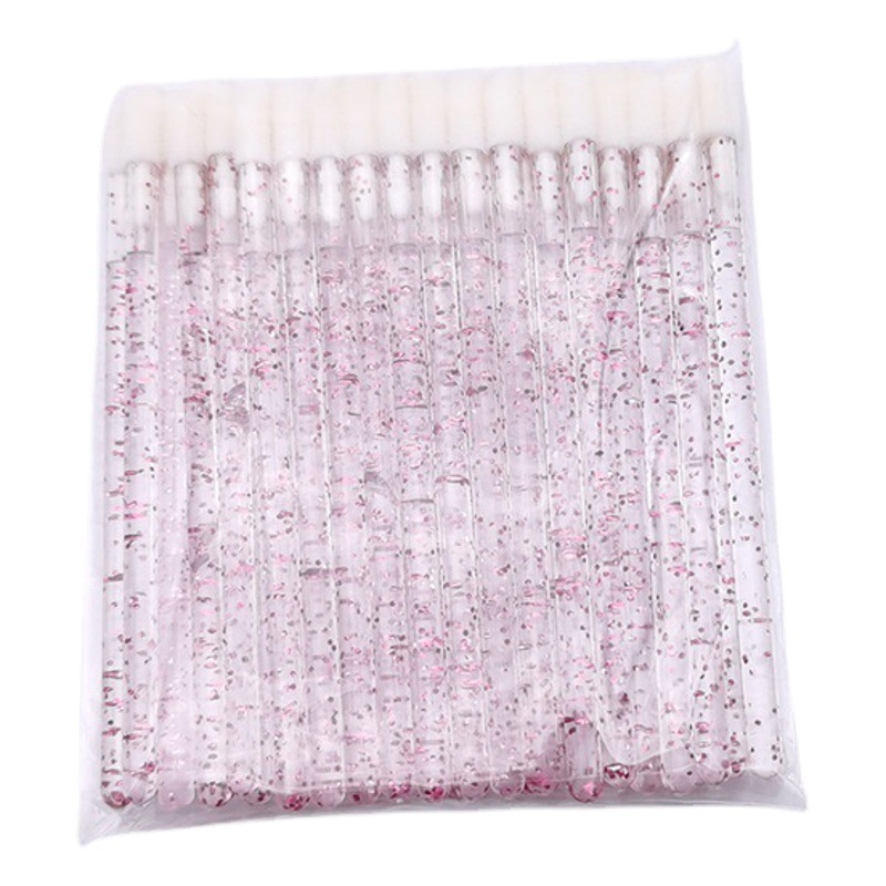 Ruixianghui disposable solid crystal rod lip brush stick portable beauty tool lipstick brush eye shadow lip glaze brush