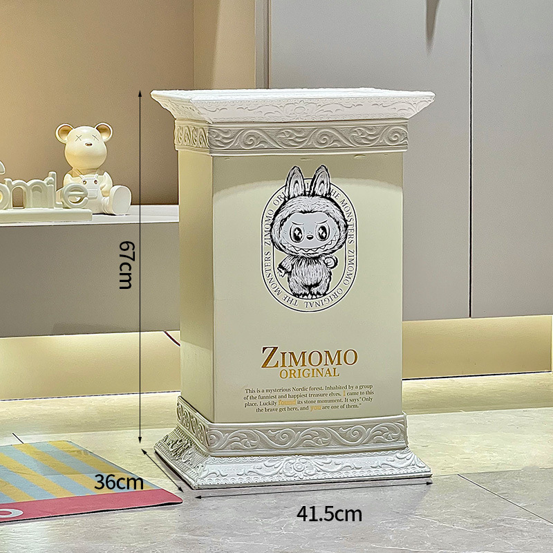 バブルマートラブブZIMOMO透明ディスプレイボックスビニール人形磁気防塵ボックスに適しています。|undefined