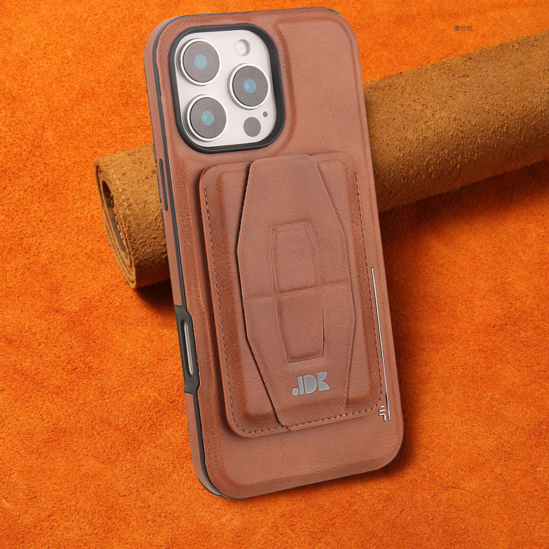 Ốp lưng từ tính iPhone 16 Pro Max có giá đỡ thẻ, chống rơi vã, bao toàn bộ — [Bao da màu đen★Giá đỡ túi đựng thẻ từ tính], 【Bao da màu xanh lam★Giá đỡ túi đựng thẻ từ tính], 【Bao da màu nâu sẫm★Giá đỡ túi đựng thẻ từ tính], [Bao da màu đỏ★Giá đỡ túi đựng thẻ từ tính] chi tiết 16