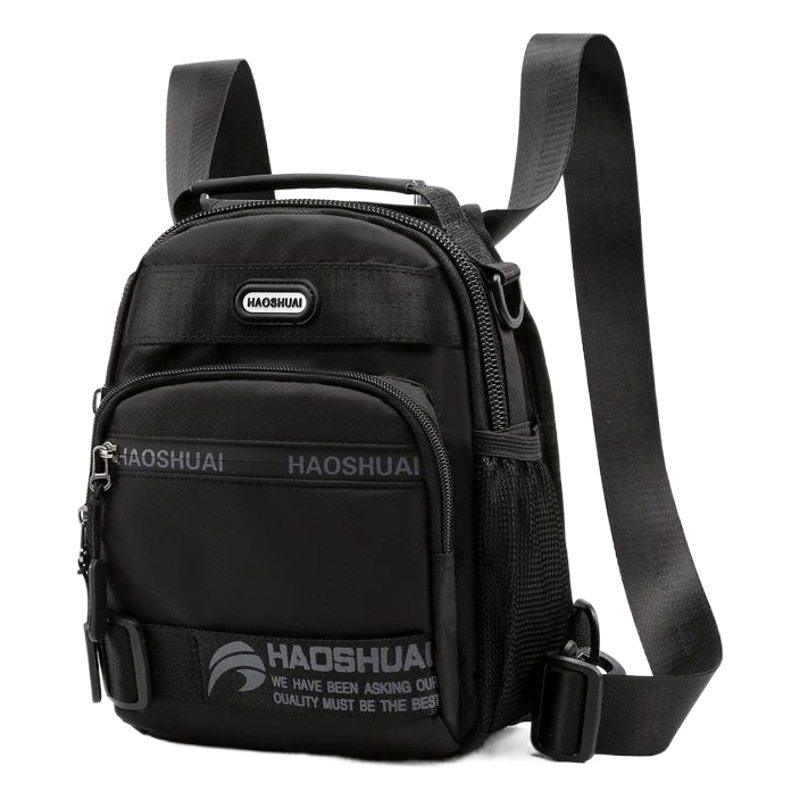 Nuevos hombres multi-funcional bolsa de pecho de moda bolsa de mensajero del hombro impermeable de tela de nylon mochila ligera transfronteriza al por mayor