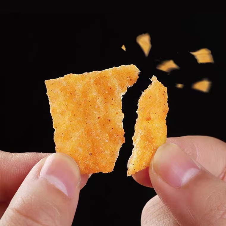 Baicaowei Millet Crisps 80g Box (30 Pouches) - Spicy or BBQ Flavor Snack