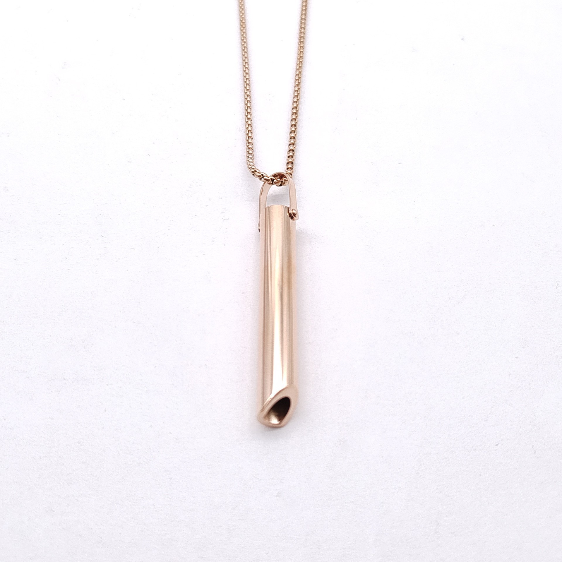 1 Piece Fashion Whistle Stainless Steel Plating Unisex Pendant Necklace