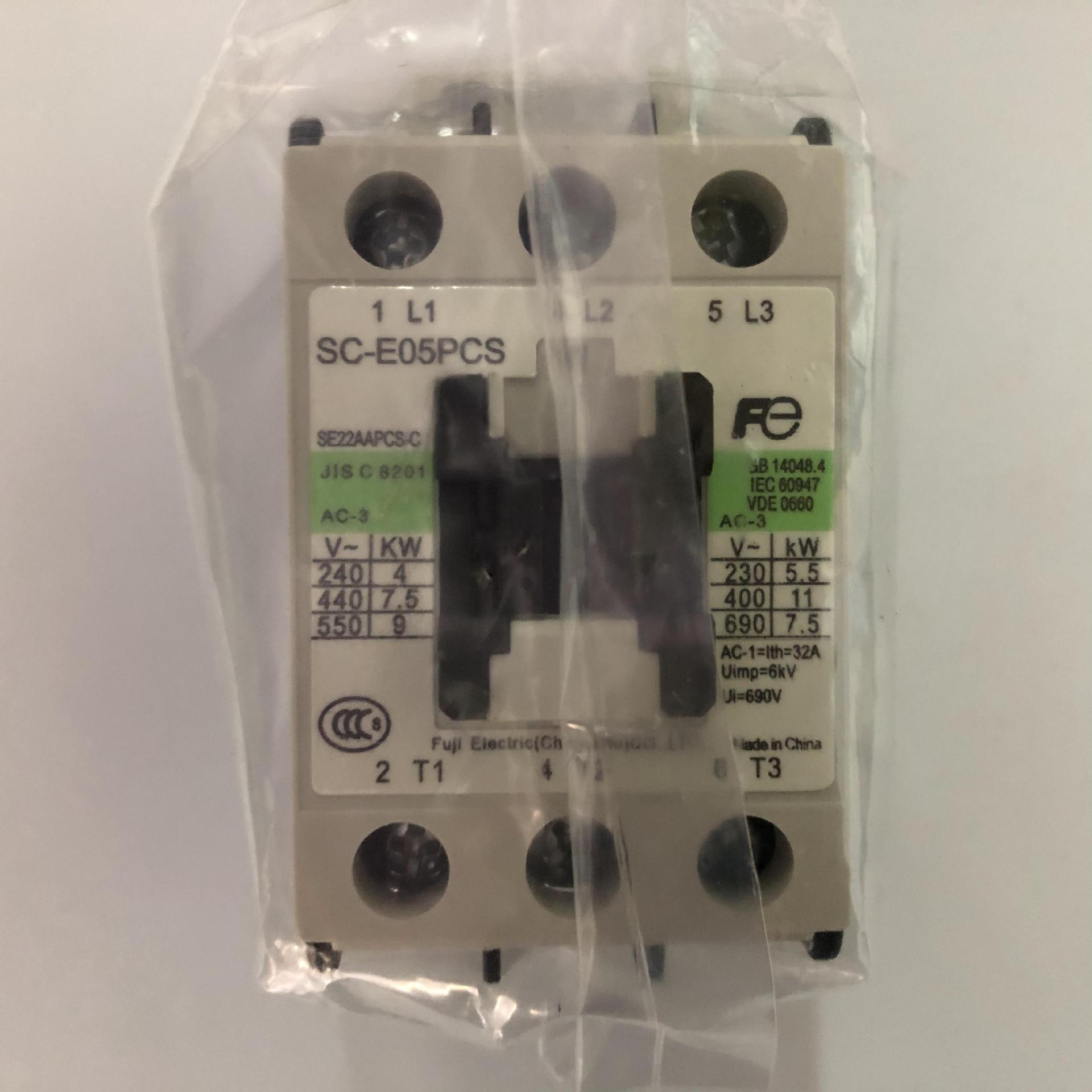原装正品SC-E05PCS AC220V常熟富士三级交流接触器