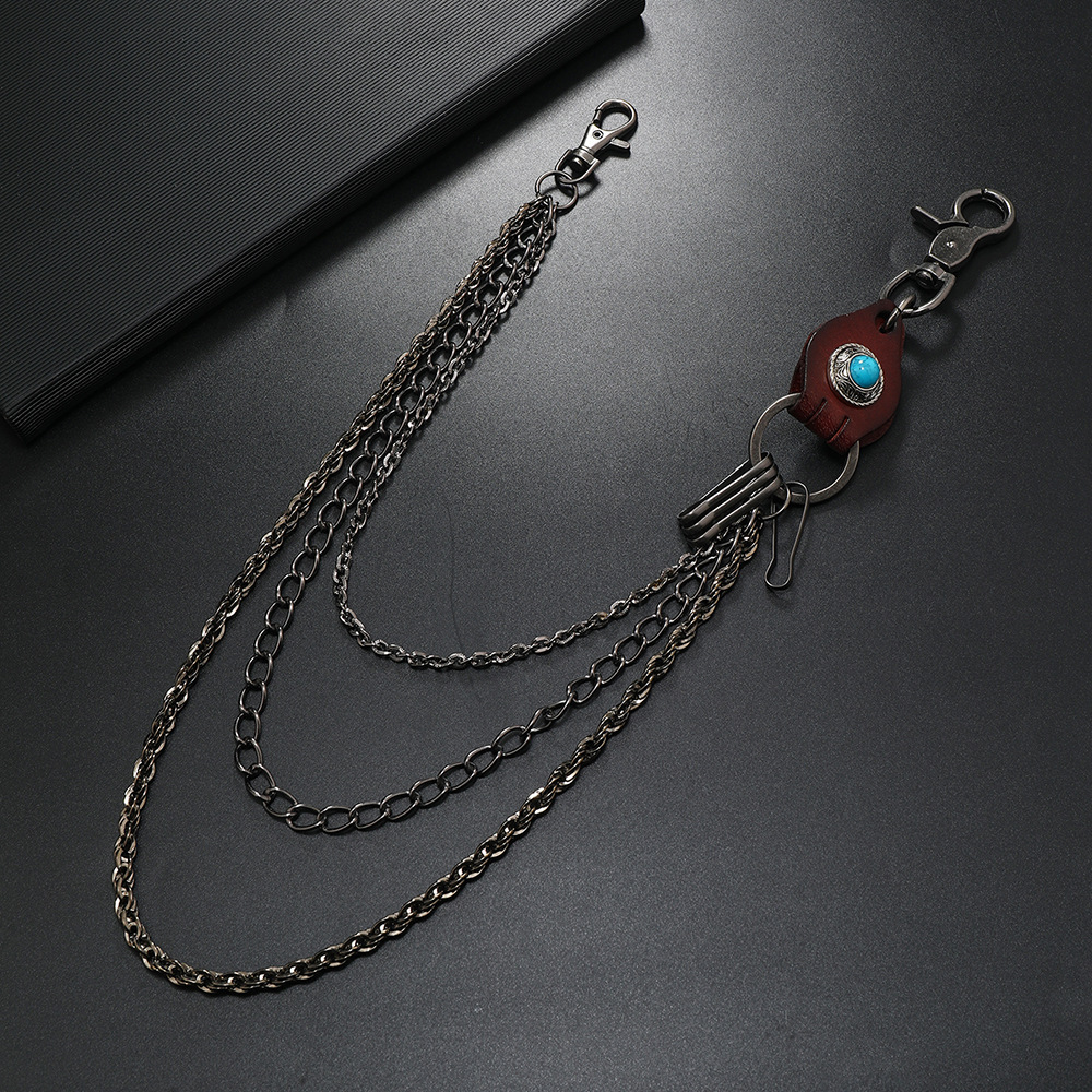 Pantaloni minimalisti in pelle bovina a tre strati, stile punk, accessori per street dance, personalità, versatili e alla moda, da uomo, motociclista_voghion.com