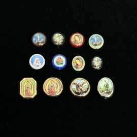 外贸货源亚马逊项链手链吊坠饰品连接器三孔连接器贴图滴油混图片