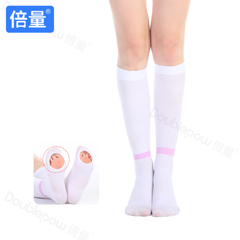 종아리 중간 양말/화이트 [레벨 1 압력] 심플 OPPO 가방