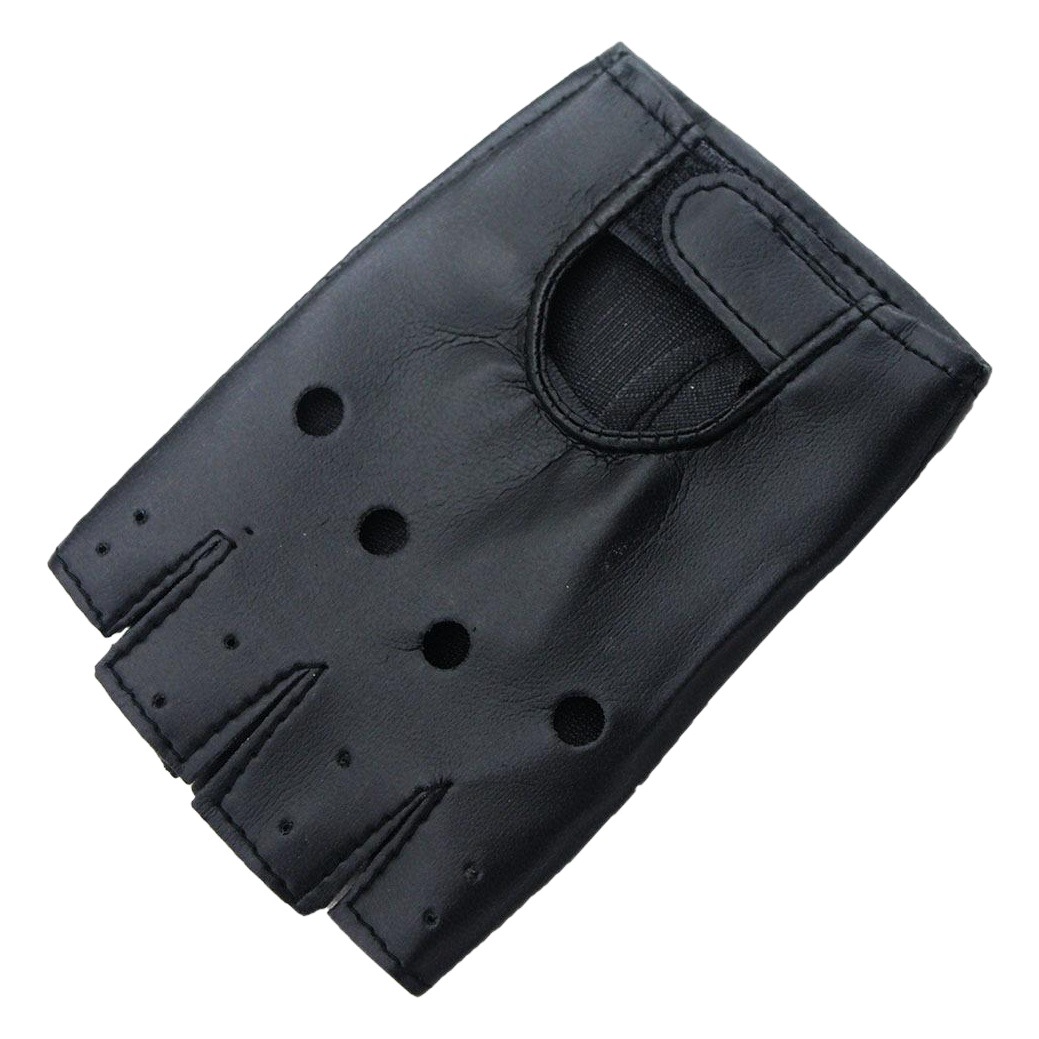 Halloween Carnival Rivet Cool Gloves Adult Kids Punk Thunderbolt Disposable Leather Half Finger Gloves