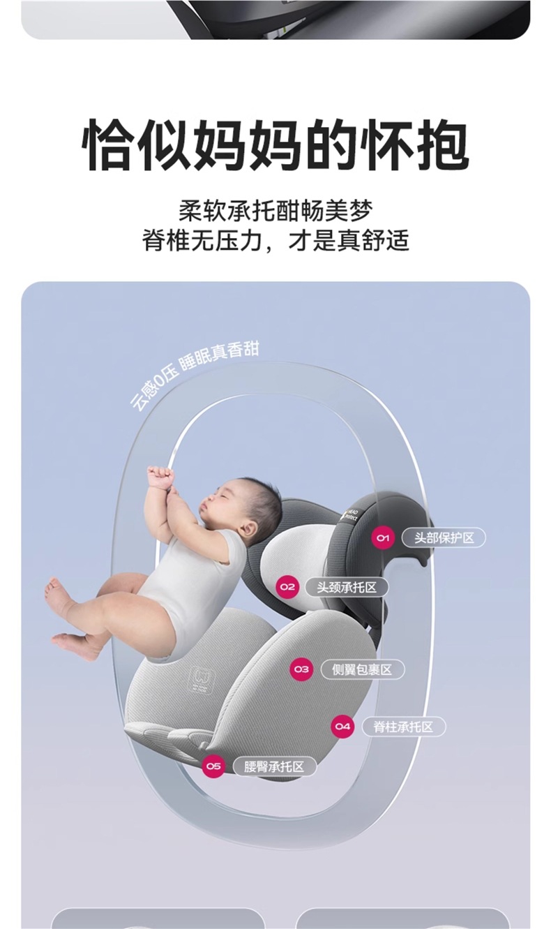 Child Safety Seat for Car Use, Suitable for Infants and Babies, Can Be Used for Sitting or Reclining, Universal for Newborns and Young Children from 0 to 12 Years Old