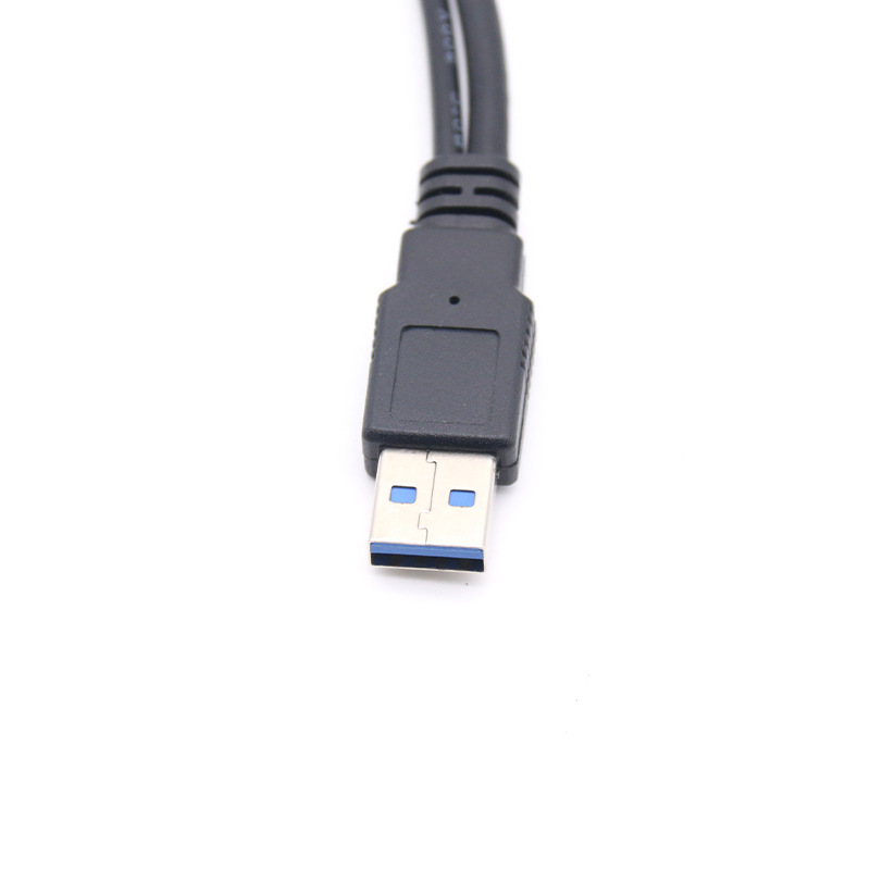 クロスボーダーUSB3.0延長線USB一分二データ線一公転二母一引二充電可能伝送|undefined