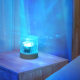 Atmosphere night light creative gift bedroom bedside lamp flame table lamp rotating starry sky projection lamp smart
