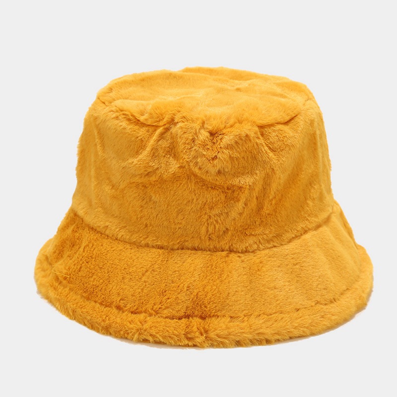 Frau Elegant Basic Einfarbig Flache Traufen Bucket Hat display picture 5