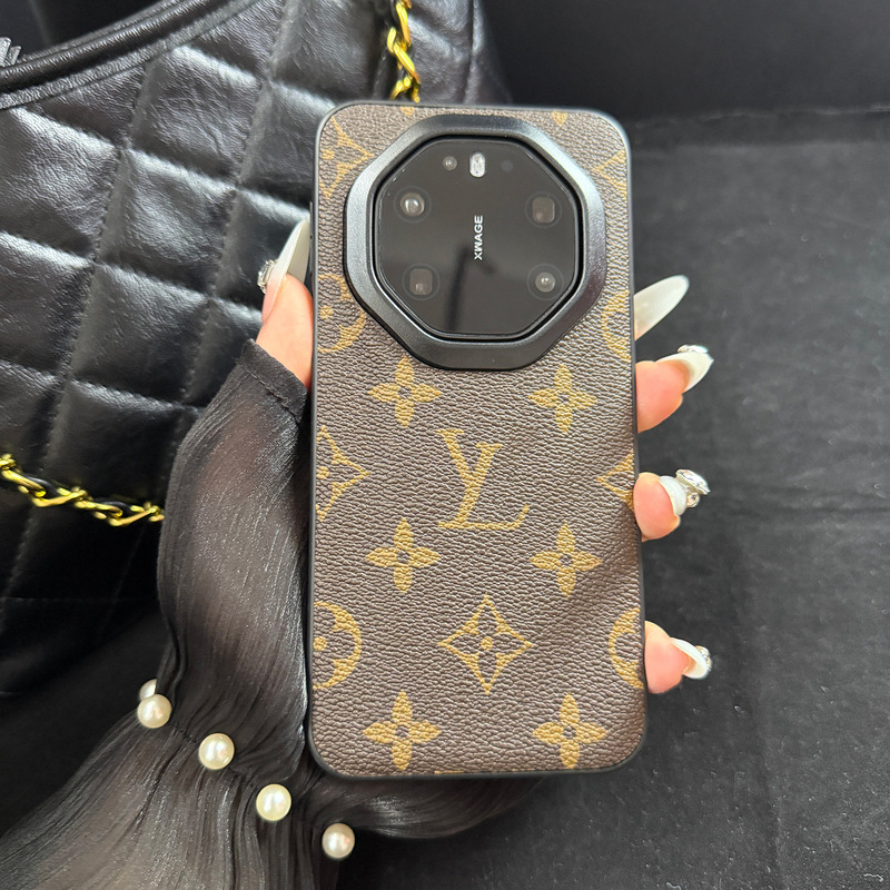 Brown Flower Case Suitable for Huawei Mate 80 Rs Ultimate Design Phone Case, 70 Air Protective Cover, 60 Rs Full Coverage, 50 Rs for Women
