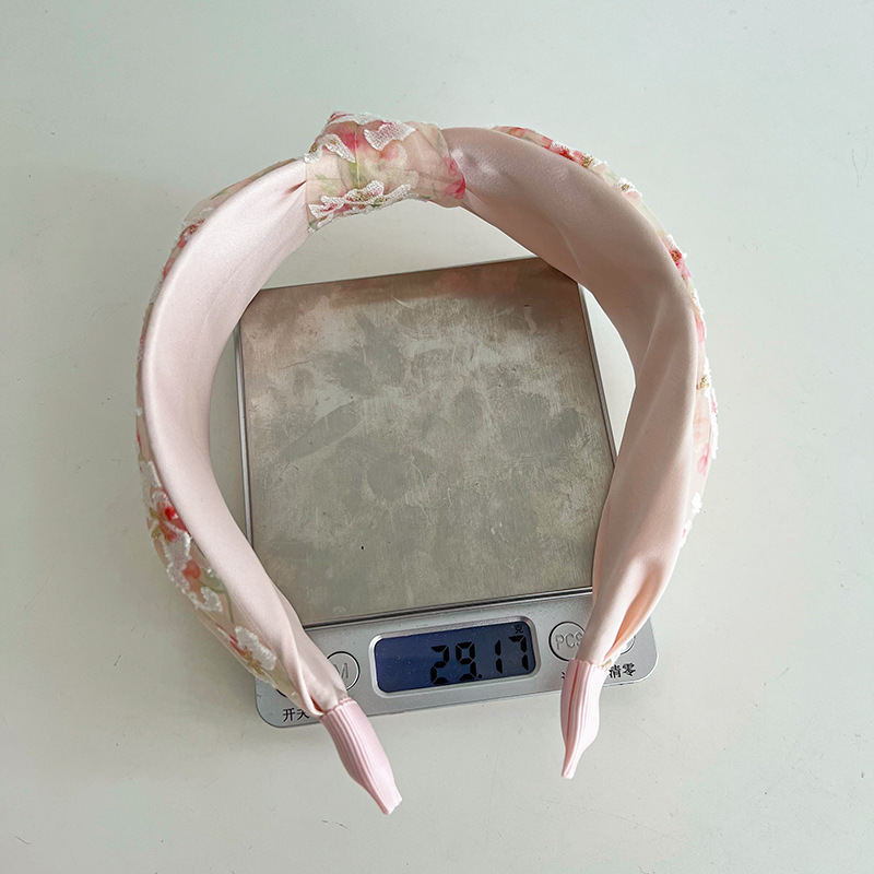 180g Weight Hair Band Hair Accessories Type 1 Piece Quantity Casual, Holiday, Daily Occasion Knot, Flower Pattern All Seasons Season Women's Gender Criss Cross Design Elegant, Korean Style Style Elegant Korean Style Women's Knot Flower Criss Cross Hair Band 15