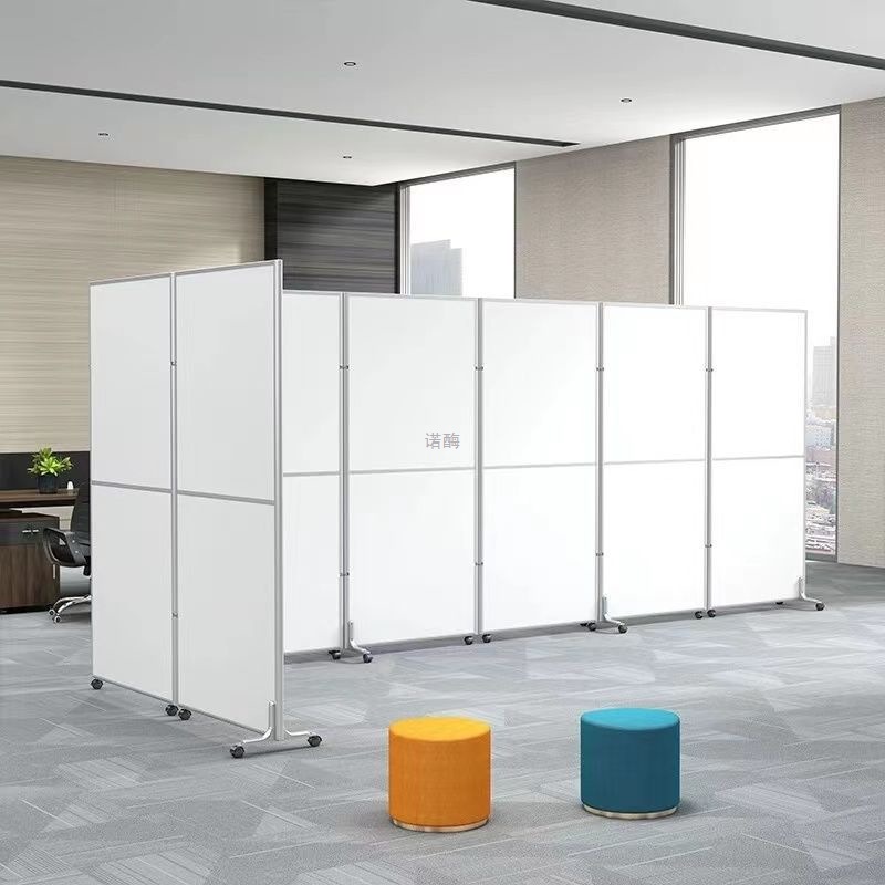 Office Foldable Simple Movable Screen Mobile Partition Wall Factory Workshop Partition Board Warehouse Shielding Fence