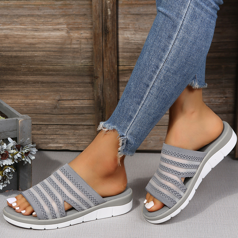 summer women's slippers flat