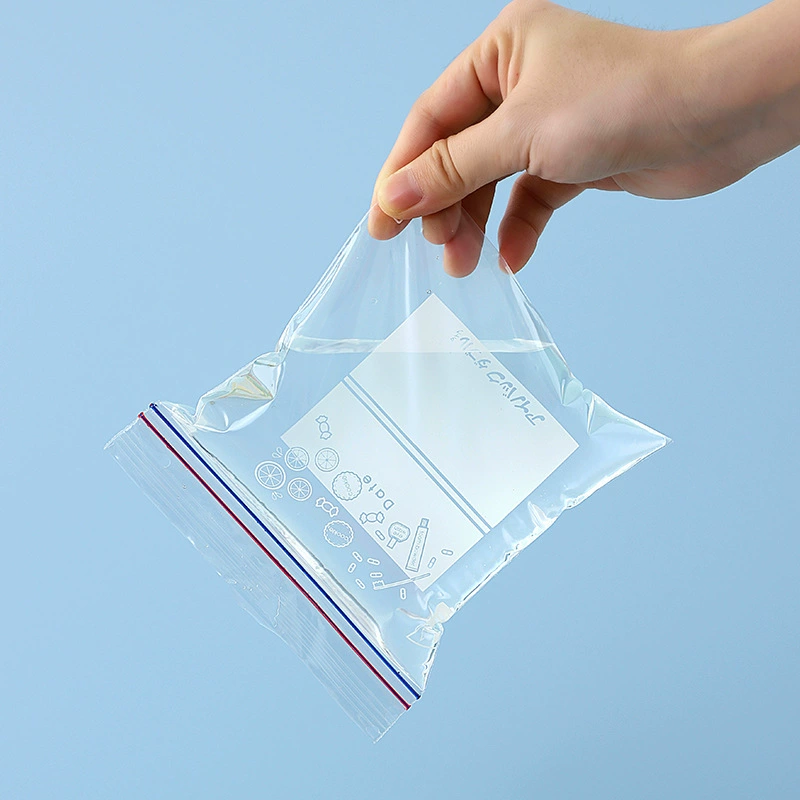 Double-layer milk storage container with zipper, storage box, storage bag, sealed bag sealed