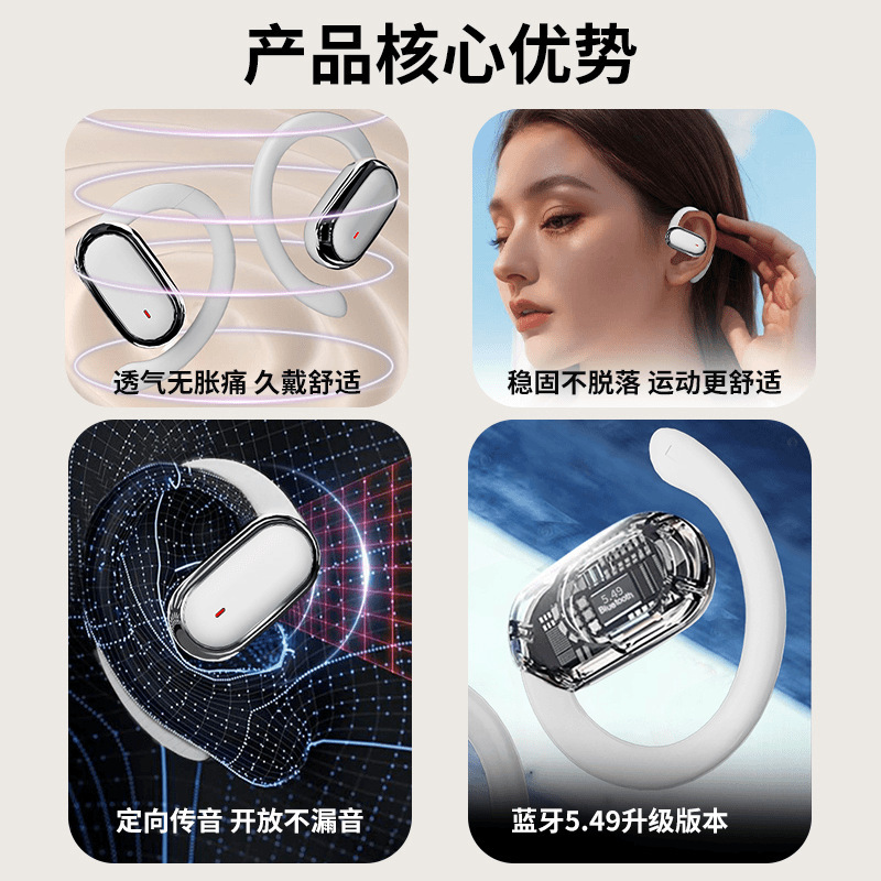 x96 nuevo tipo de auriculares transfronterizos pantalla digital inteligente confortable de usar auriculares de larga duración modelo privado general puede ser enviado por el agente