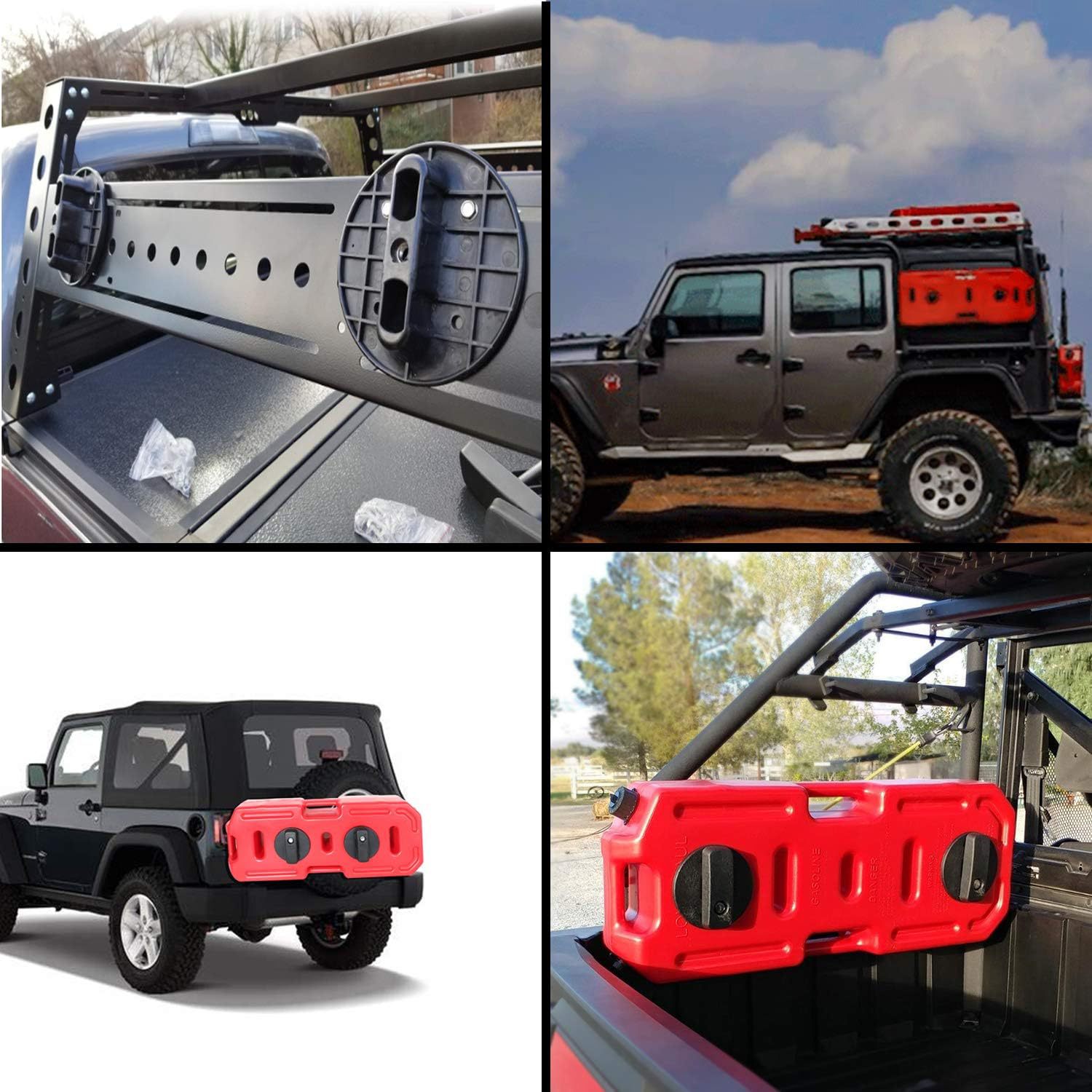 5L10L 20L 30L Car and Motorcycle Spare Box with Lock Thickeneded Plastic Multi-Functional Car Oil Drum Water Tank