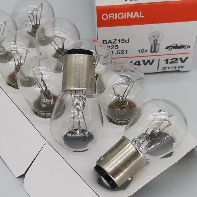 OSRAM 7506 GERMANY 12V P21W E1 Car Original Reverse Brake Light Bulb