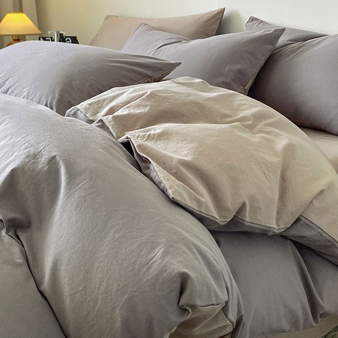 Funda de edredón de algodón de algodón de una sola pieza 180x220 Funda de edredón individual 150x200x230cm Funda de edredón simple de lujo ligero de alta gama