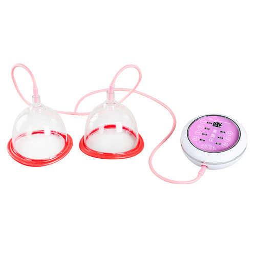 Electric breast beauty instrument breast massager household breast beauty instrument breast beauty instrument vacuum double cup massager