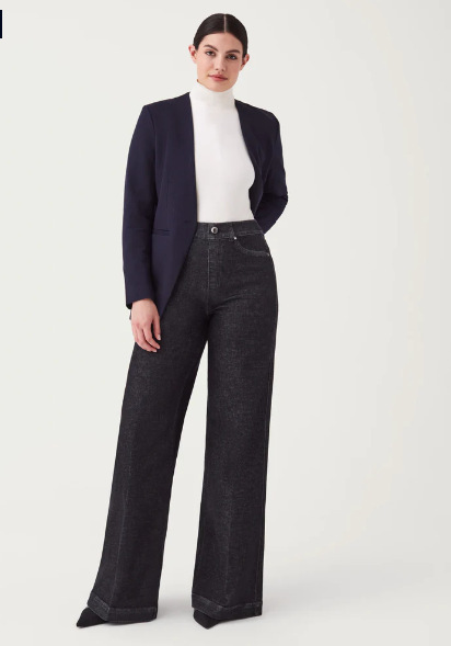European and American women's high waist loose straight cool black Gray Denim trousers draping Street hot girl sneakers daddy pants mop European and American women's high waist loose straight cool black Gray Denim trousers draping Street hot girl sneakers daddy pants mop