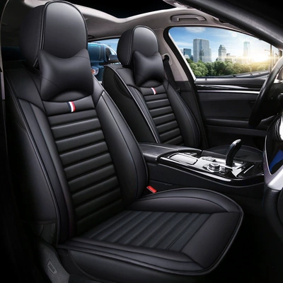 High-End Universal Four-Season Car Seat — Seat cushion, seat cover - all-black-comfort-version