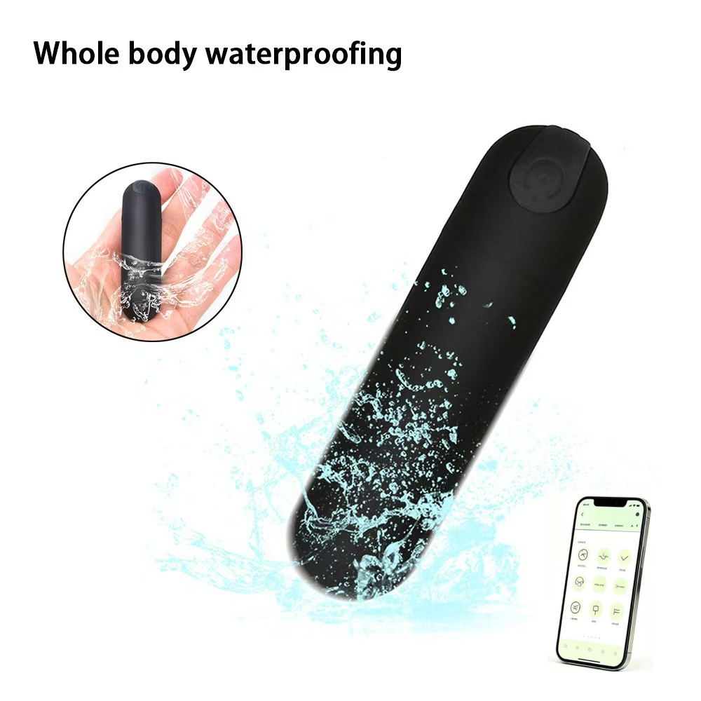 10-Frequency Wireless Bullet Vibrator, Rechargeable Mini Massager with APP Control — detail image 1