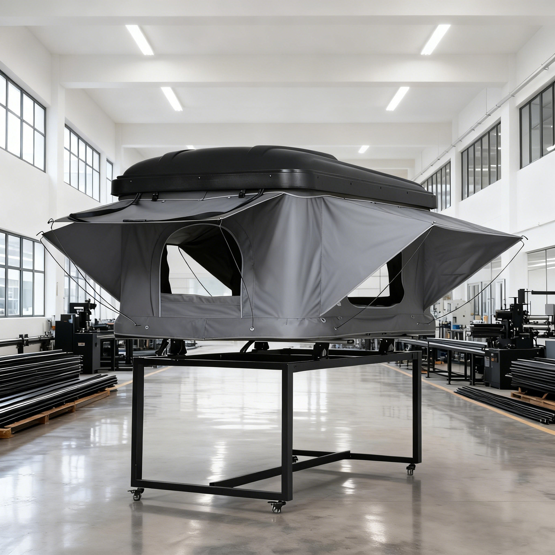 Carpa de techo automática para automóviles SUV de uso general para viajes de campamento al aire libre carpa de autoconducción