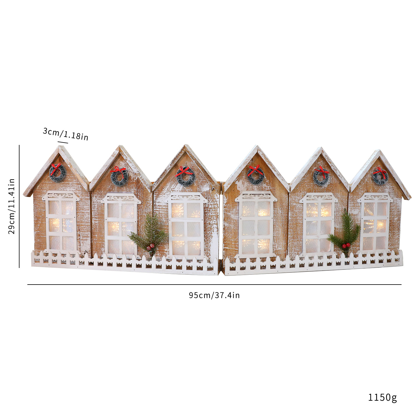 Recinto de cabaña tridimensional - plegable (con luz)